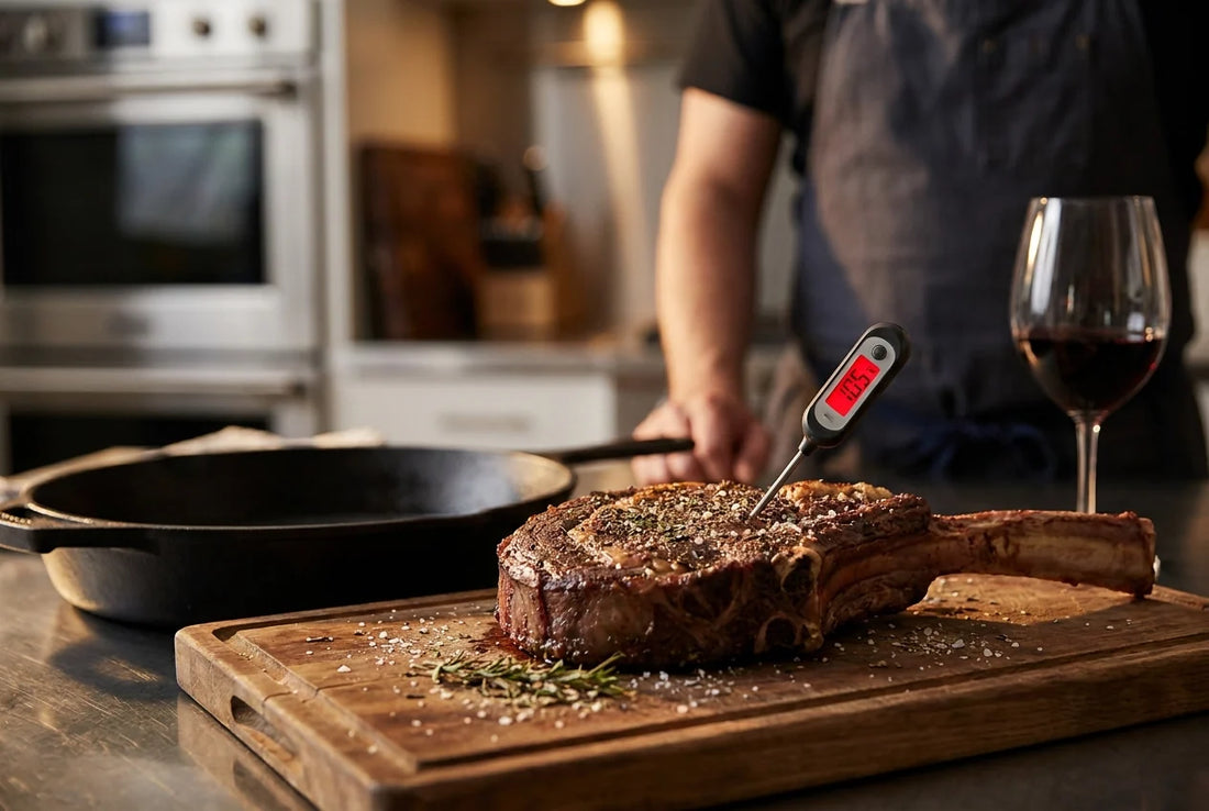 Professional header image for step-by-step guide: Reverse Sear Tomahawk Steak: The Complete Australian Guide