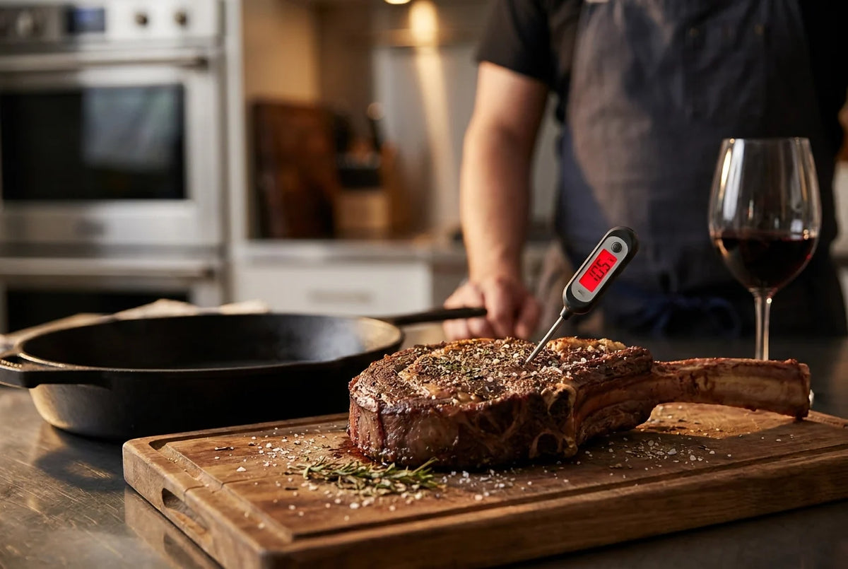 Professional header image for step-by-step guide: Reverse Sear Tomahawk Steak: The Complete Australian Guide